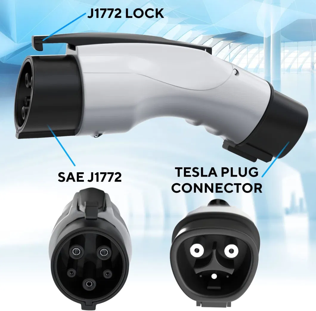 Tesla to Type1 Evse Use to Charge SAE J1772 Electric Vehicle Charger on Tesla to Type 1 EV Chargers for Car Charging AC 40A 250V