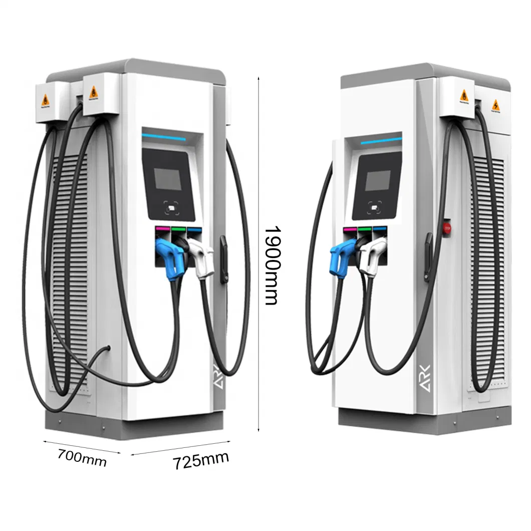 OEM Commercial Fast Evse 3 Phase DC 60kw 120kw 150kw Ocpp RFID CCS Chademo Level 3 Floor Mounted EV Charging Station EV Car Charger Piles