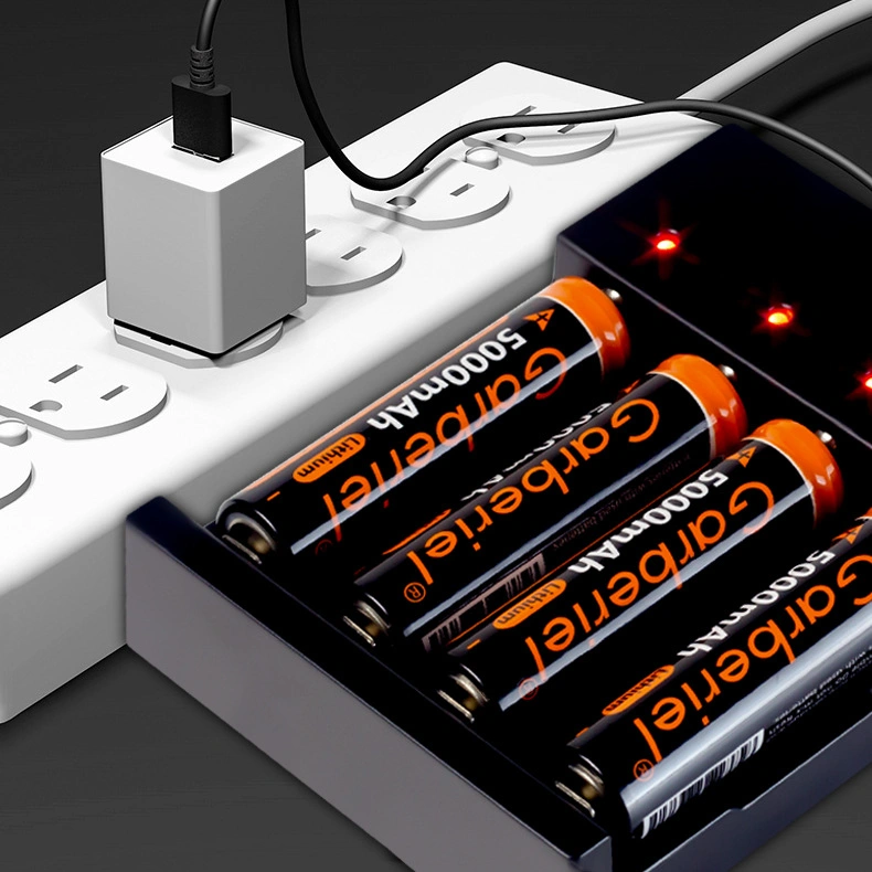 Intelligent USB Four 18650 Lithium Battery Charger 3.7V Battery Charger