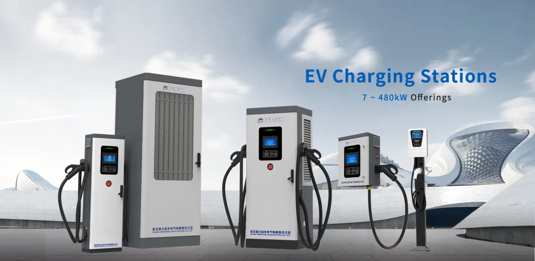 60kw 120kw 160kw 180kw CCS Type 2 Car Battery Charger DC EV Charger