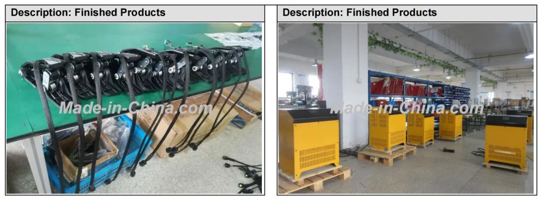 Supplying Electric Pallet Truck Using 24V 15A Gel Battery Portable Charger
