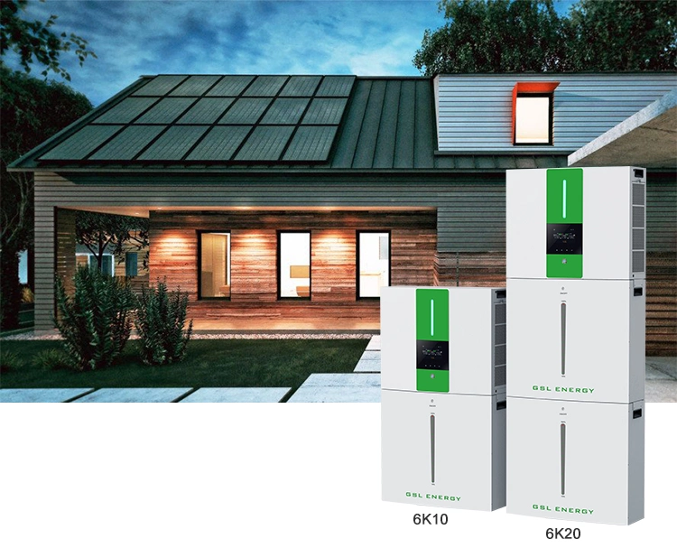 High Efficiency All in One Solar Inverter 6kw 48 Volt 10 Kwh 20kwh Lithium Ion Battery Pack for Solar System