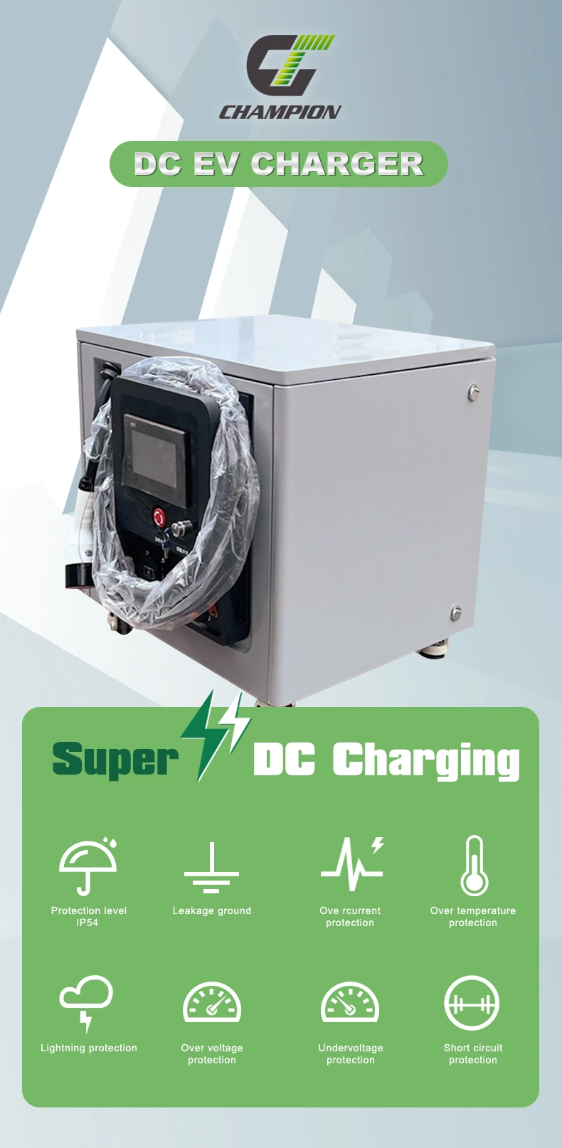 20kw Portable EV Charger with Battery, Emergency Rescue DC Car Charging Station Portable Charger