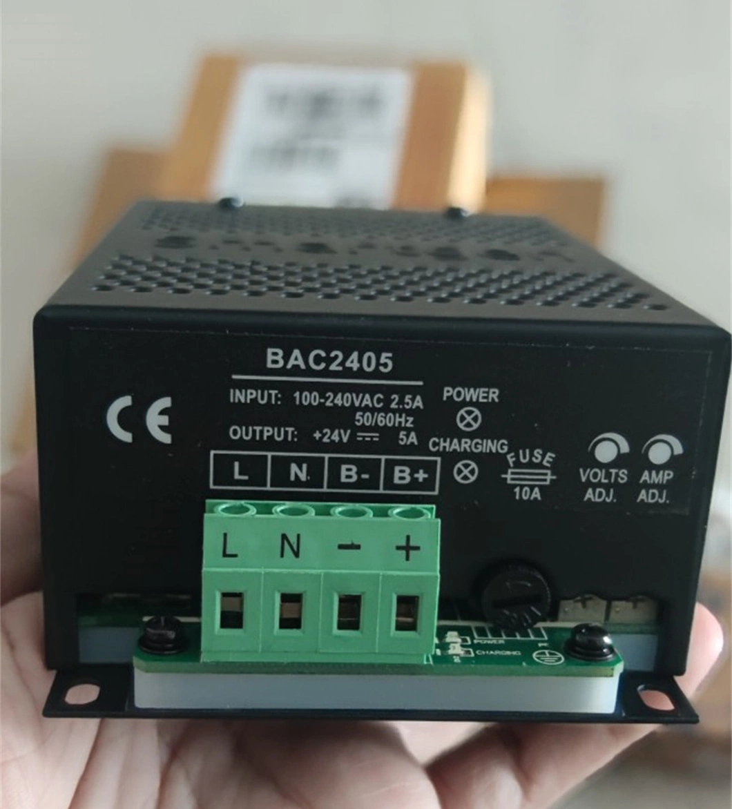 Smartgen 5A 24V Auto Diesel Denerator Battery Charger Module Bac2405 Electric Generator Battery Charger Short Circuit Protection