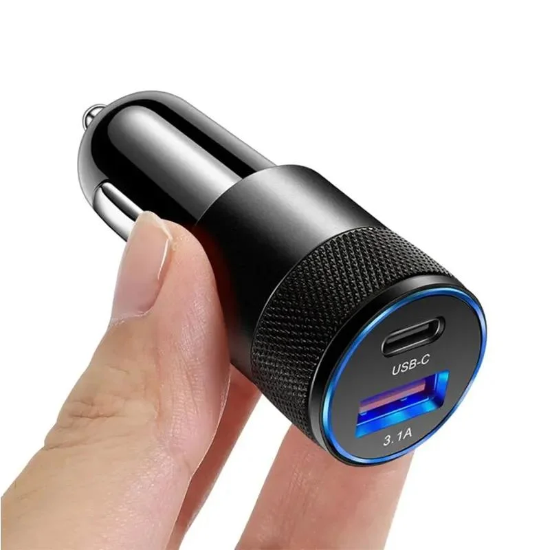 Quick 70W Car Charger Fast Charging Portable Battery Charger for Car Mobile Phone for iPhone 11 12 13 14 15 Xr