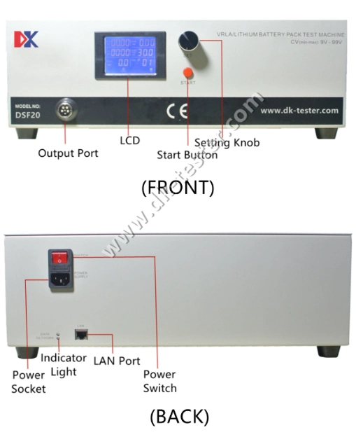 12V/24V/36V/48V/60V/72V/84V 20A Current and Voltage Adjustable Lithium-Ion Battery Pack Capacity Testing Computerized Discharger Charger