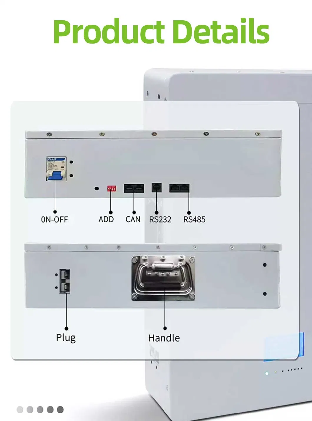 48 Volt 51.2V 100ah 5kwh LiFePO4 Lithium Ion Batteries 48V Wall-Mounted Powerwall Battery