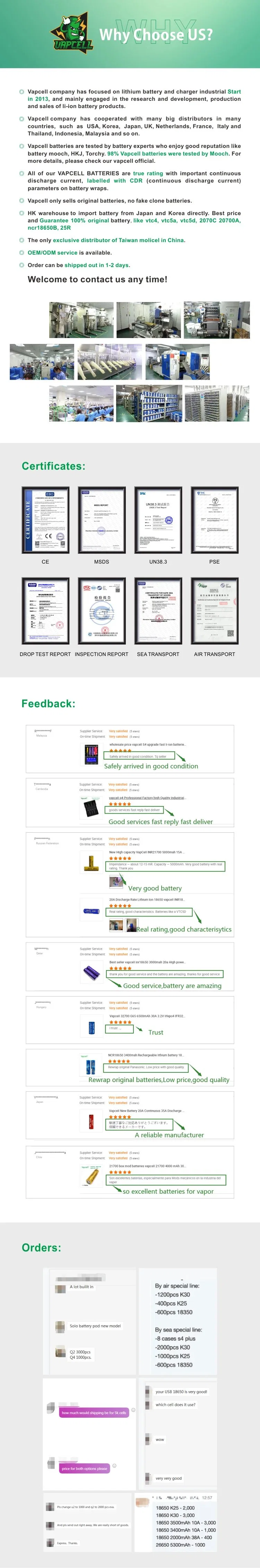 New Release Vapcell Q8 Charger Slots Charger for 8*18650 8*21700 3.7V Li-ion Batteries