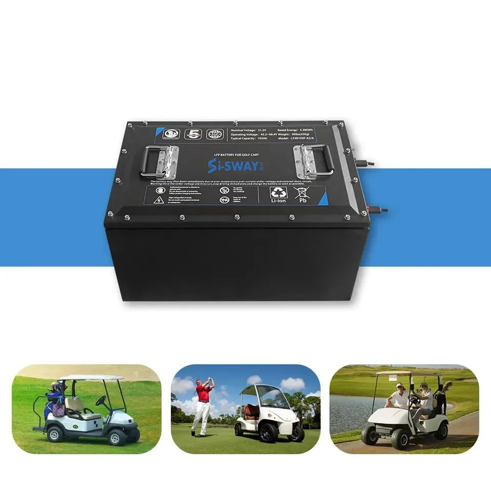 Golf Cars Lithium Battery Electric Club Car LiFePO4 Battery 48V 60ah 100ah 105ah Lithium Ion Battery with Charger for Golf Cart