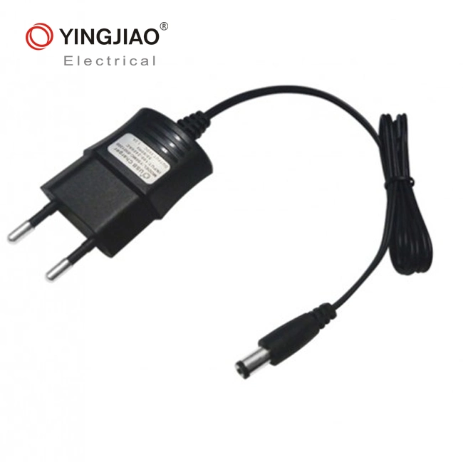 Yingjiao Cheap Promotional Wholesale EU Plug Charger 6W 5V 1A 12V 0.5A with Ce RoHS Approval