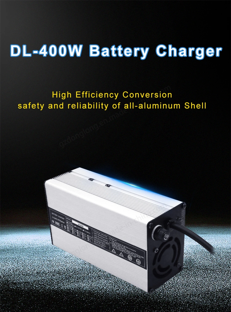 400W LiFePO4 Charger 36V 43.8V 8A Power Tool Batteries Lawn Mover Charger