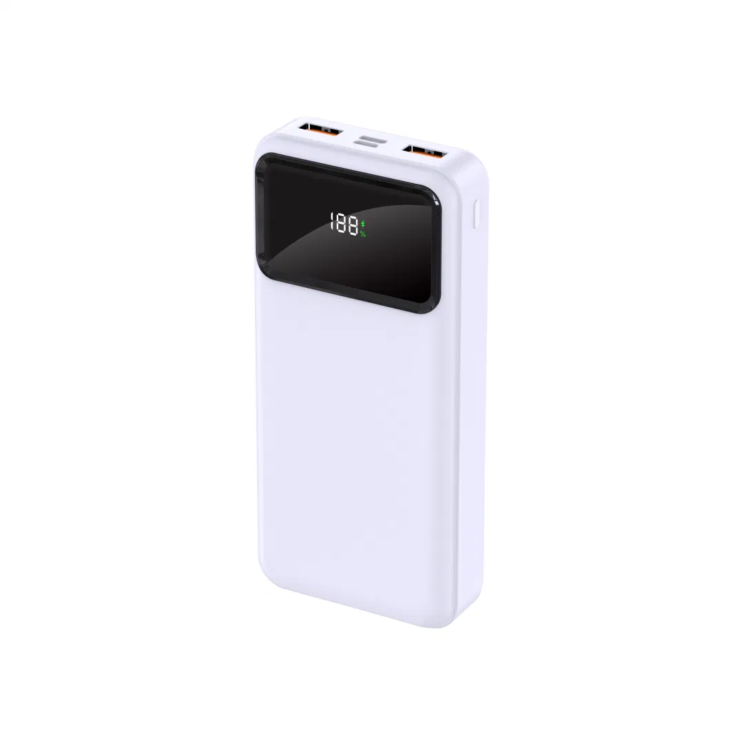 Power Bank 10000mAh Mobile Charger Built in Cables Portable External Battery Quick Charge Poverbank