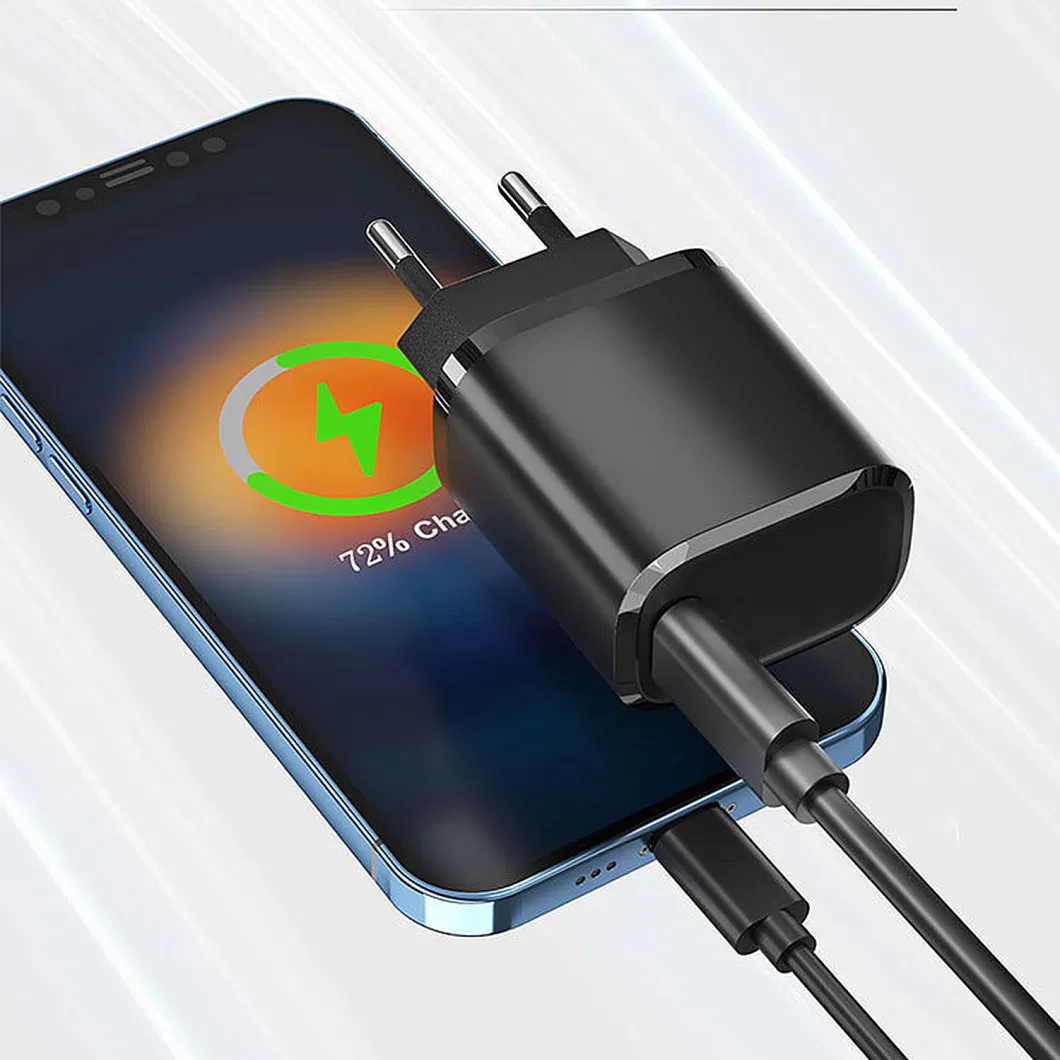 Type-C 20W Mobile Battery Charger for Samsung iPhone Fast USB-C Charger for Smartphone Cell Phone Charger Wholesale