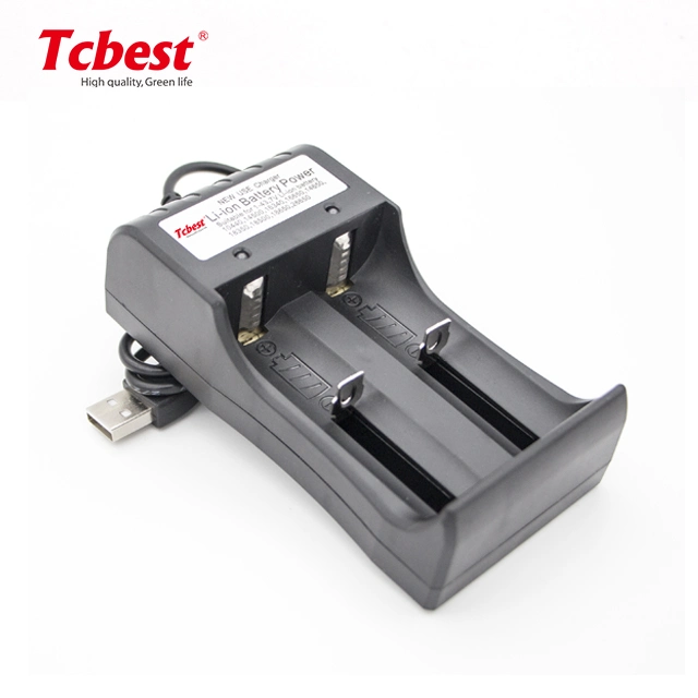 USB Fast Charger for 18650/14500/26650 3.7V Lithium Battery