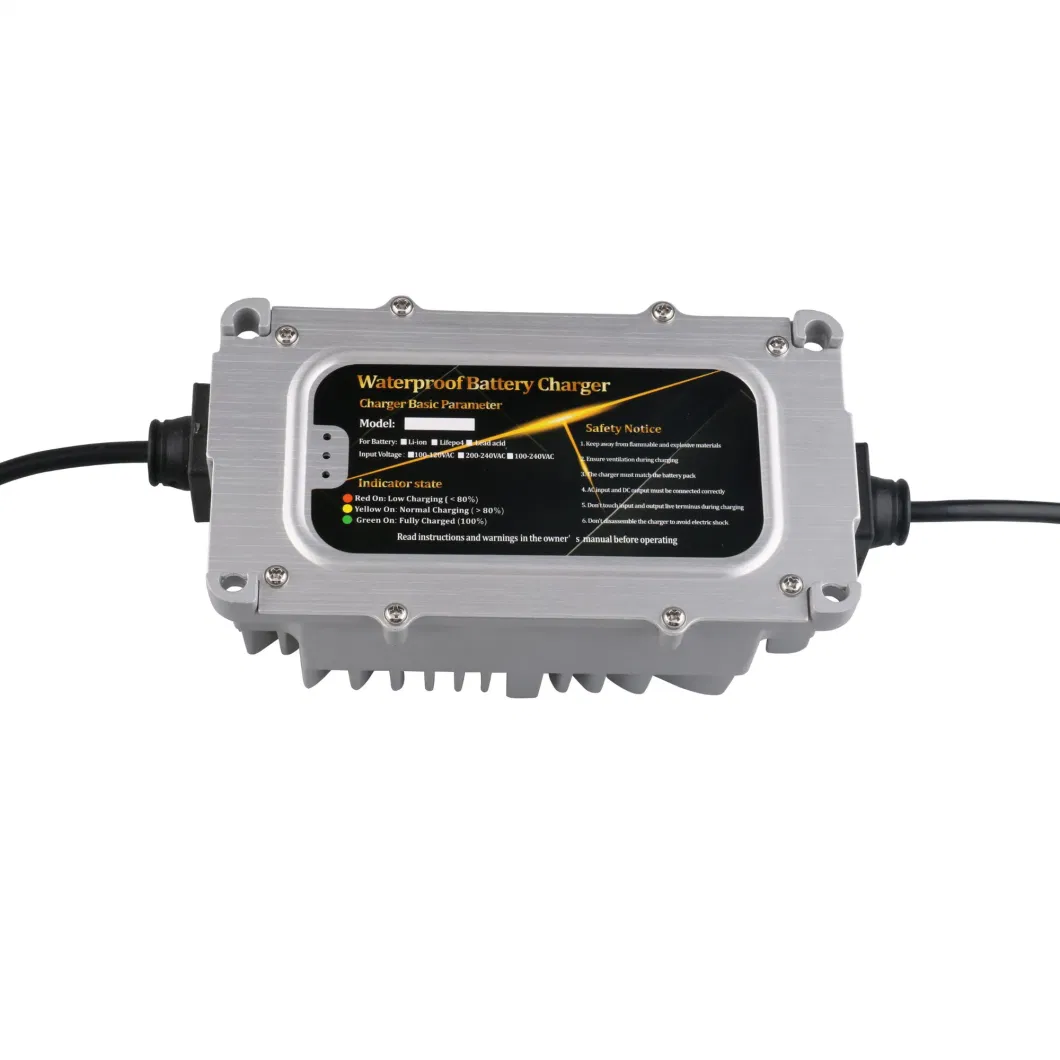 Battery Charger for Golf Cart, Fast Charge for Battery, Waterproof IP67, 48V, 15A