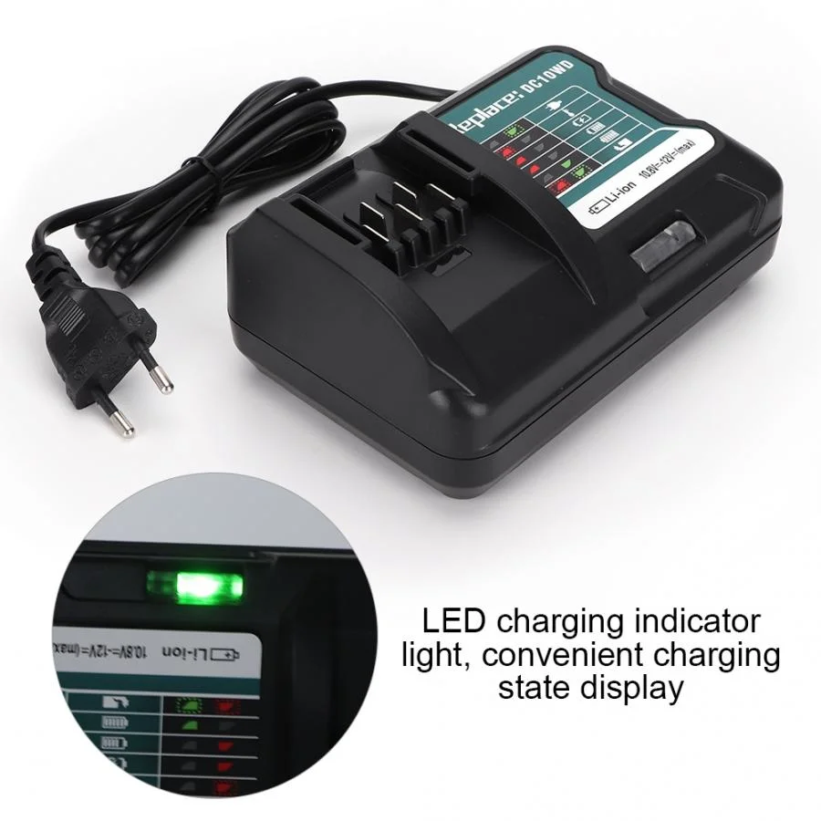 Fast Lithium Battery Charger for Makitas 10.8V 12V DC10wd Bl1040b DC10wd