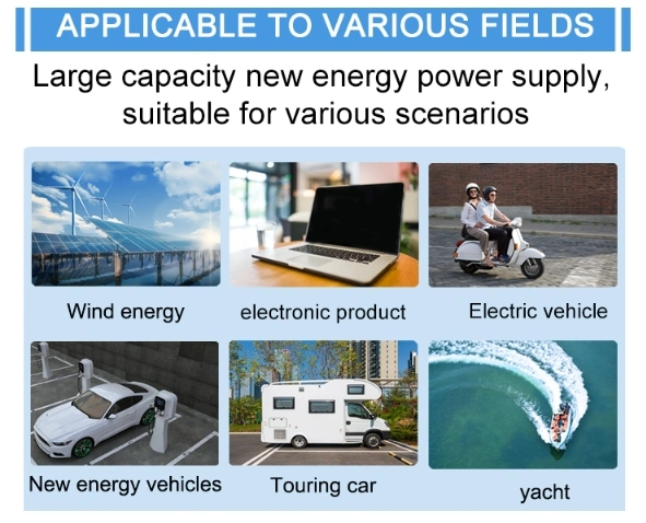 Longer Lifespan 12V 6000+Cycle Auto Golf Carts 12.8 V Lithium-Iron Phospha for RV Camper Golf Cart off-Road off-Grid Solar Wind