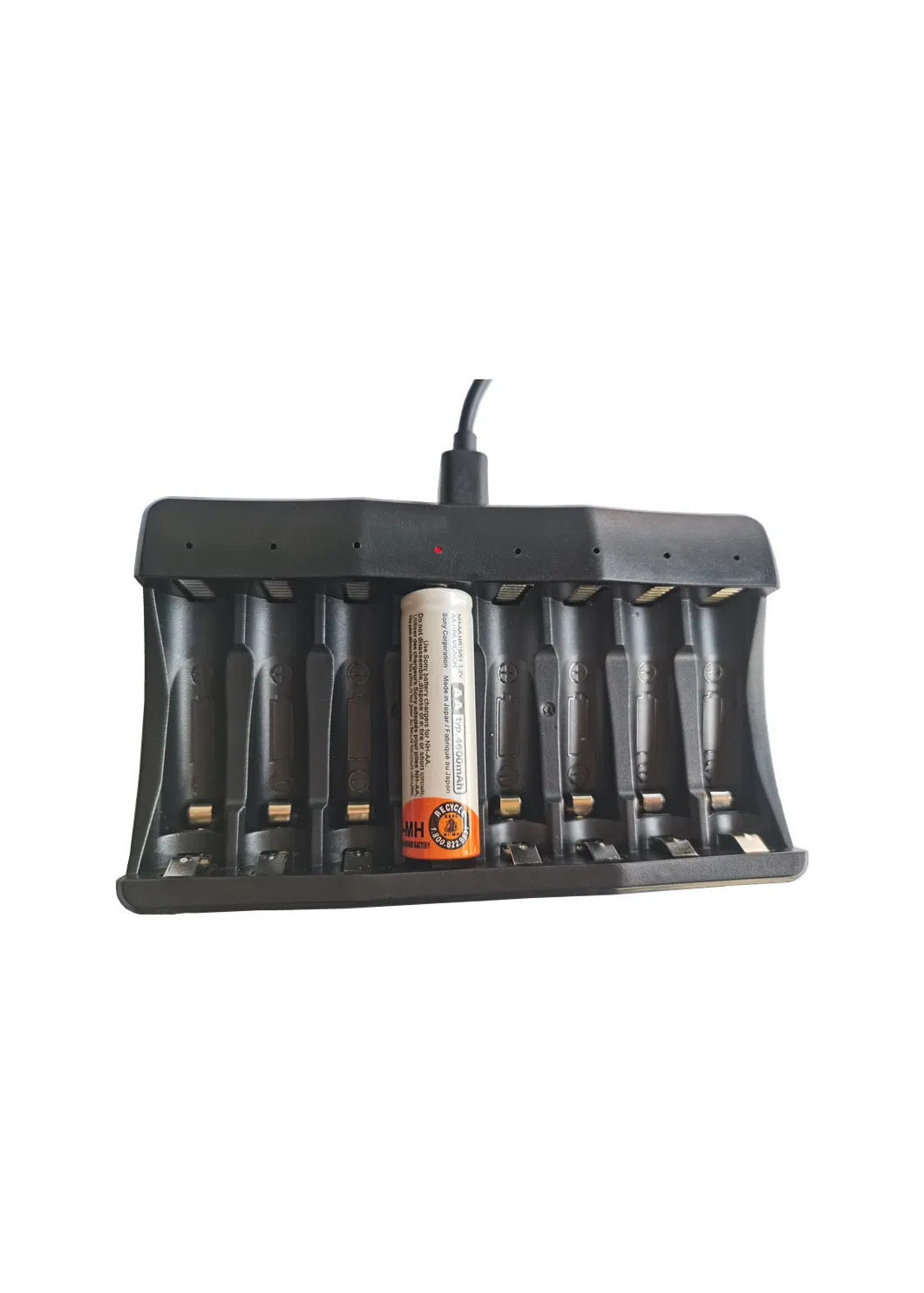 Fast Charging Universal NiMH 8 Slots Type C 1.2V AA AAA Ni-MH Ni-CD Smart Rechargeable USB Battery Charger