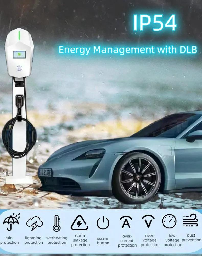 16kw 22kw Portable EV Wall Charger 7kw 16A 32A 32 AMP Type 2 1 Home Electric Car Charger EV Charging Station