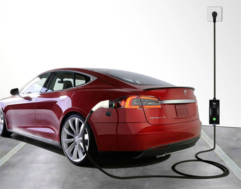 New Energy Vehicle Charger Is Applicable to Tesla Model3xsy on-Board Charging Gun 7kw