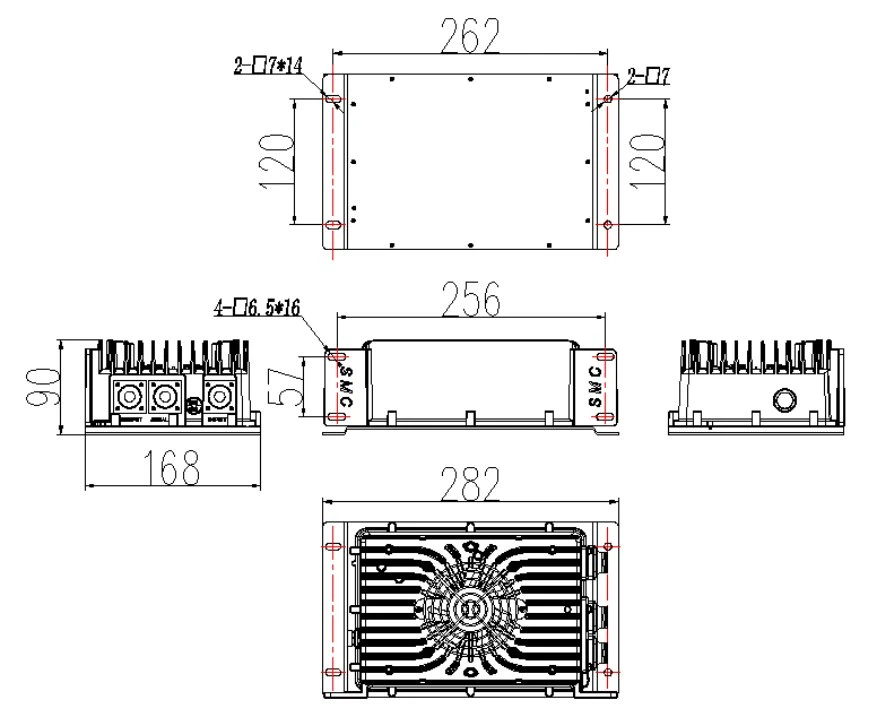 2kw 72V 25A EV Battery Charger