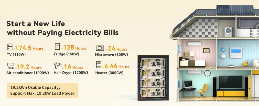 6000 Cycles Lipofe4 48V 100ah 150ah 5kw 5kwh 5 10 Kw Kwh 48 V Volt 51.2V Server Rack Lithium Ion Battery 48V 200ah LiFePO4 Akku