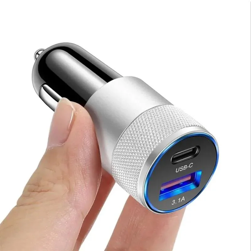 Quick 70W Car Charger Fast Charging Portable Battery Charger for Car Mobile Phone for iPhone 11 12 13 14 15 Xr