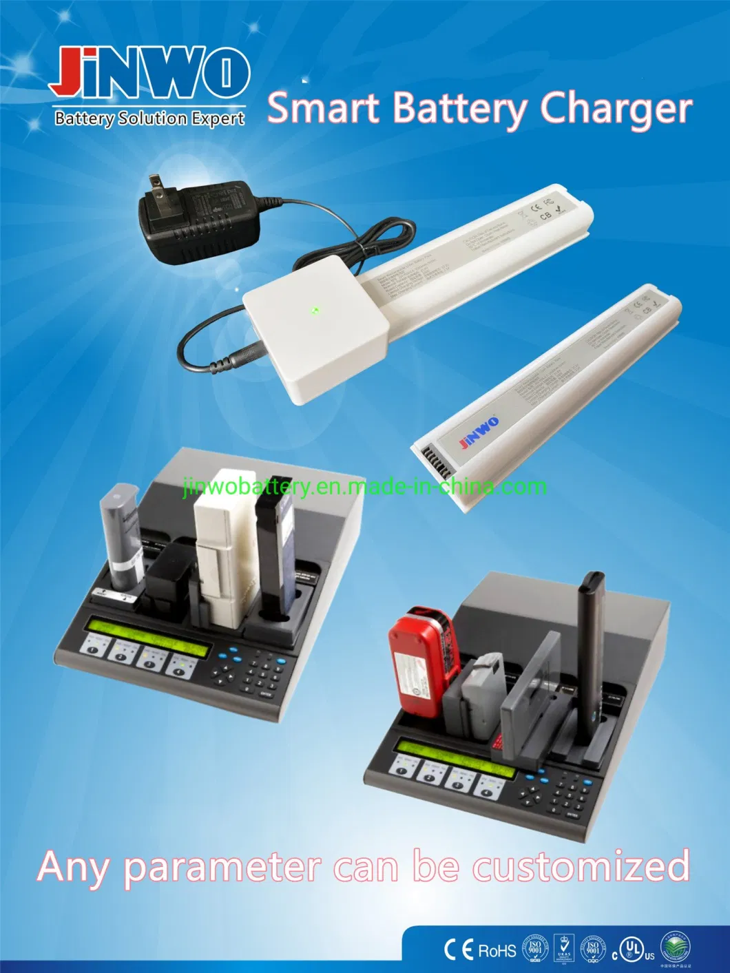 Smbus/I2c/Spi Controlled Battery Charger Lithium-Ion (Li-ion) Battery Charger