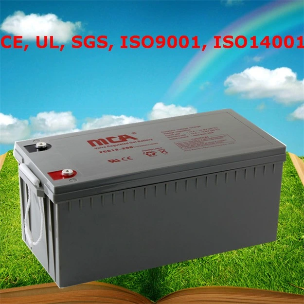 Solar Gel Storage Lead Acid Battery 12V 200ah