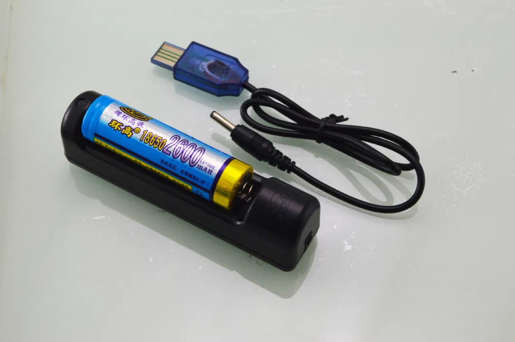 5vusb Strong Light Flashlight Direct Charging 26650 18650 Lithium Battery Charger Wire Charging