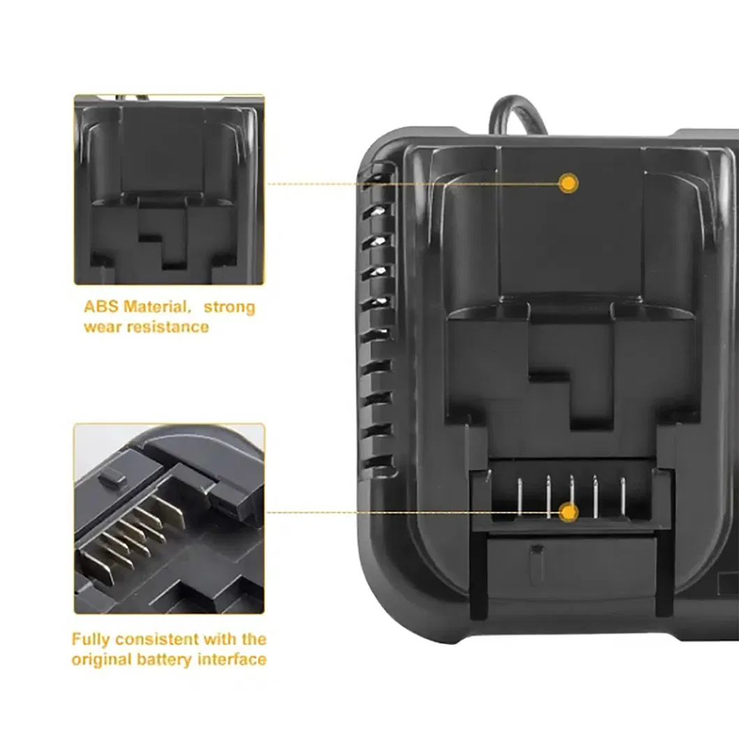 Energup Charge Li-ion14.4V 18V Lithium Battery Charger Replaceable for Makita DC18rd Power Tool Battery Charger