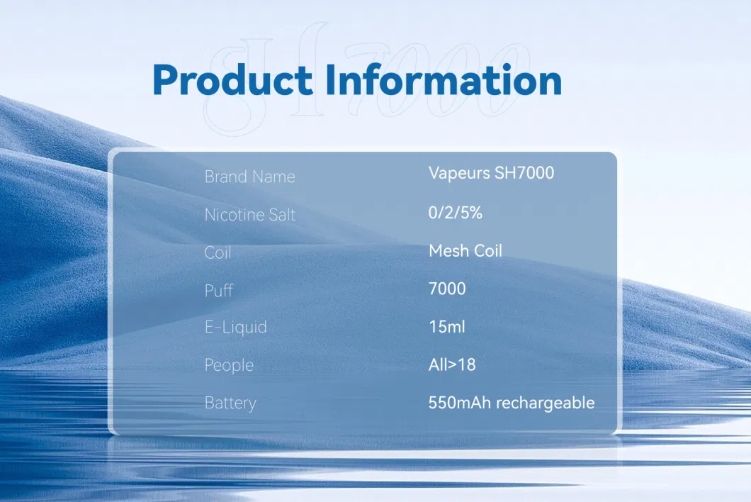 Original Waka Vape7000 Puffs Wholesale Disposable Electronic Cigarette Vapor E Hookah Charger Gear Randm Tornado 10000 Supreme Epic+