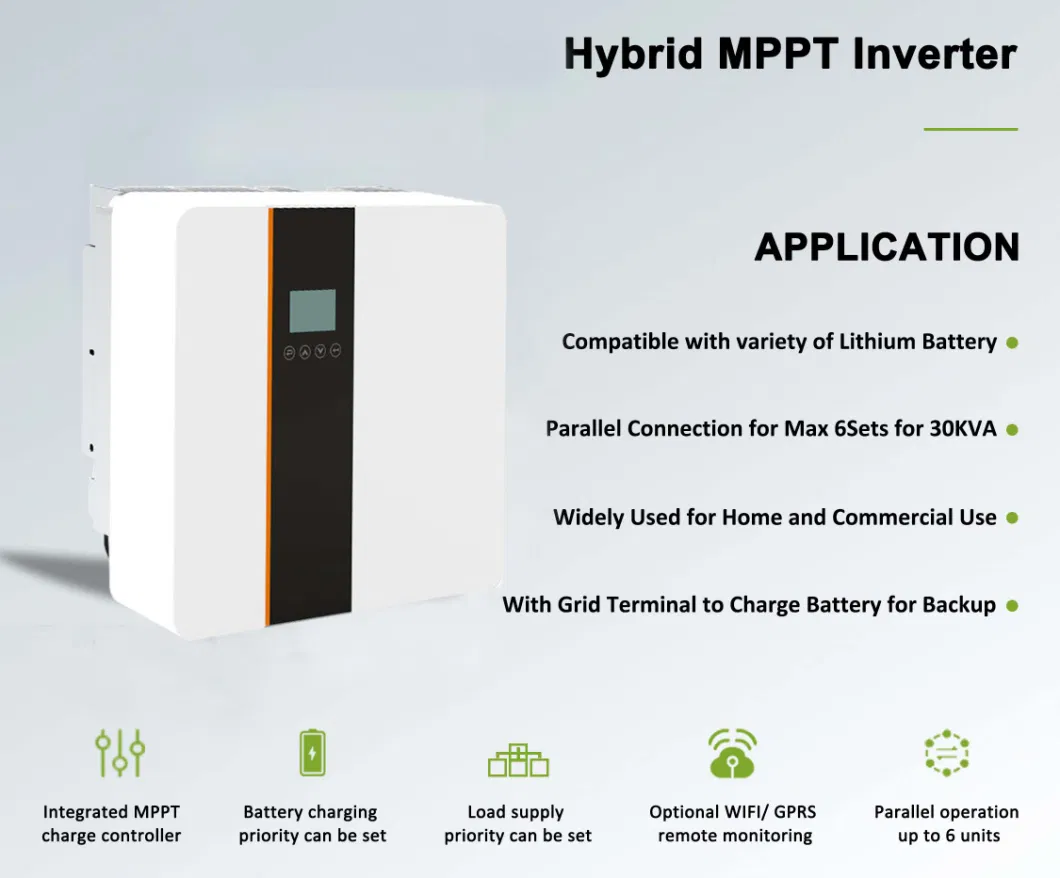 Soler Inverter Solar Home System Inverter Charger for LiFePO4 Battery