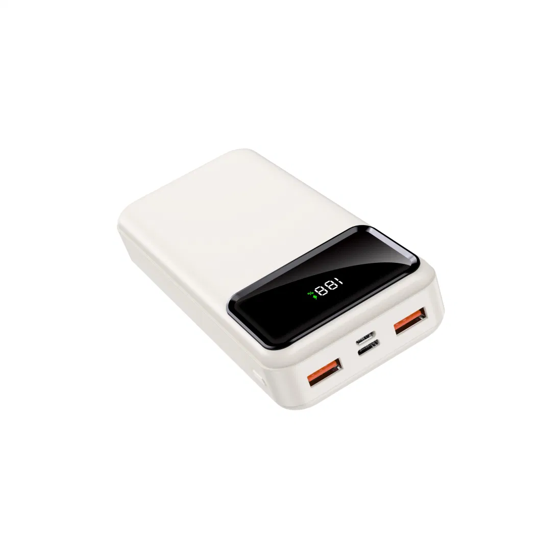 Power Bank 10000mAh Mobile Charger Built in Cables Portable External Battery Quick Charge Poverbank