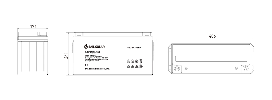 Long Life 12V 24V 100ah 120ah 250ah Deep Cycle Lead Acid Gel Battery 12V 200ah AGM 12V Solar Battery