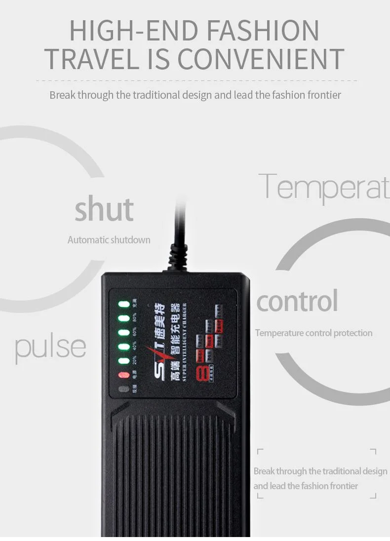 Automatic Shutdown Mode 48V12ah Lead Acid Battery Charger