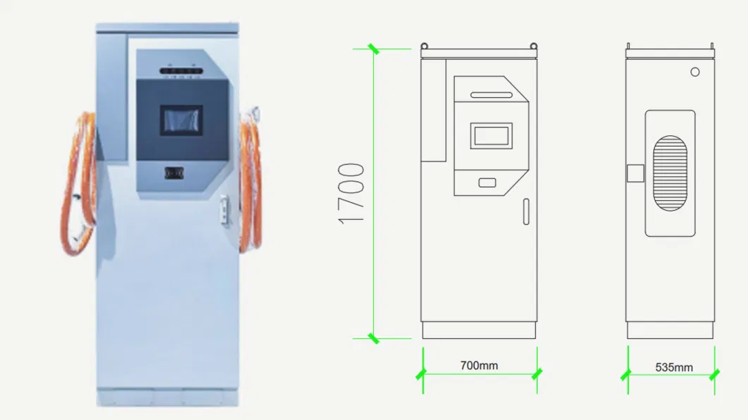 Commercial Car Battery Charger DC Fast EV Charger