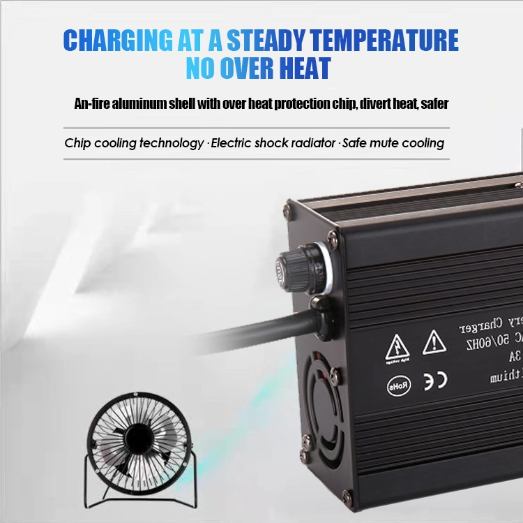 12V 24V 36V 72V 84V 48V Customized Automatic 3 Stage Electric Scooter 48V 3A E Bike 18650 Battery Charger 12V