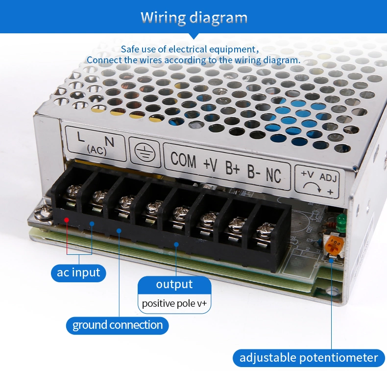 Dual Output 55W 27.6V 5V UPS Power Supply Battery Charger