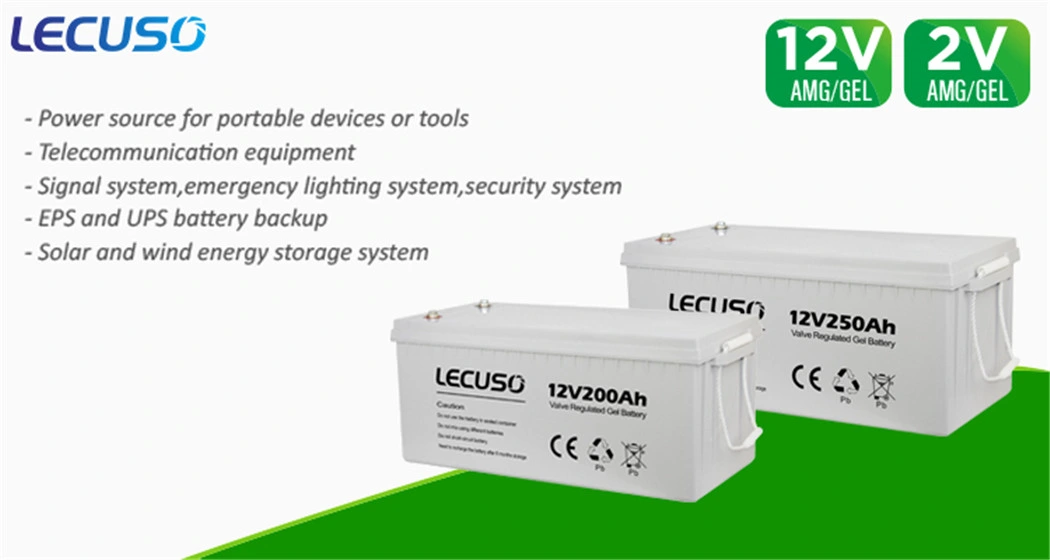 12V 24V 48V 100ah 120ah 200ah 300ah Lead Acid Storage Battery