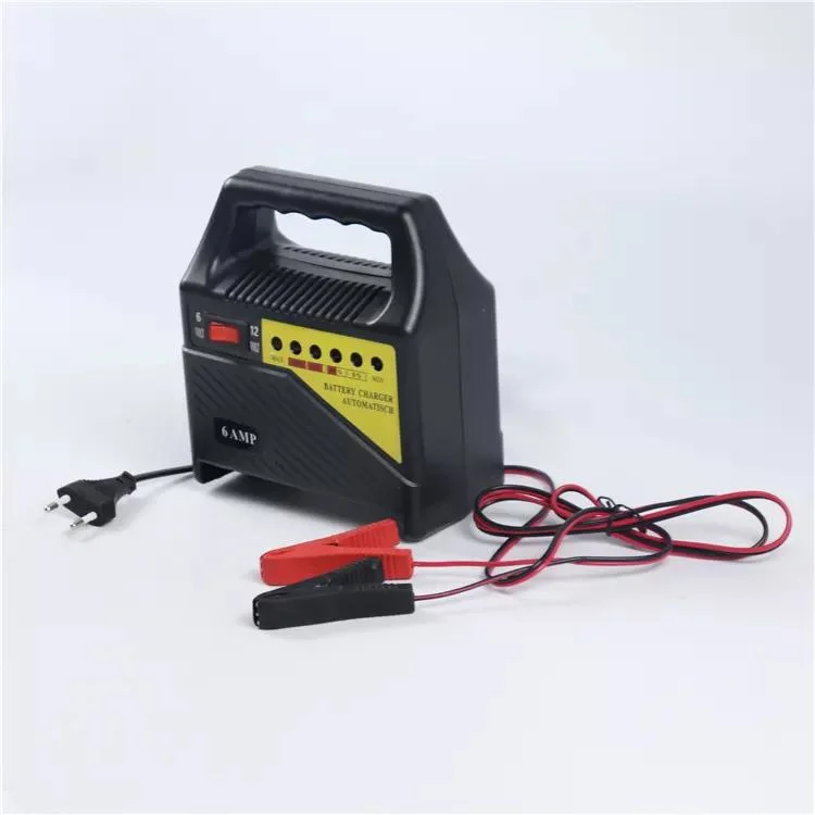 Popular Auto Charger Lead-Acid Battery Charger 6/12V 4/6/8A Car Battery Charger