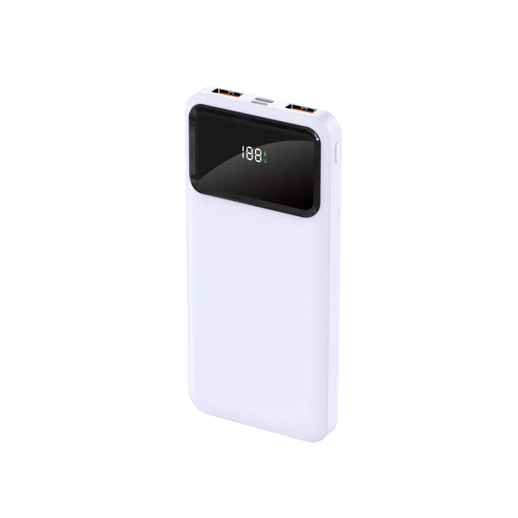 Power Bank 10000mAh Mobile Charger Built in Cables Portable External Battery Quick Charge Poverbank