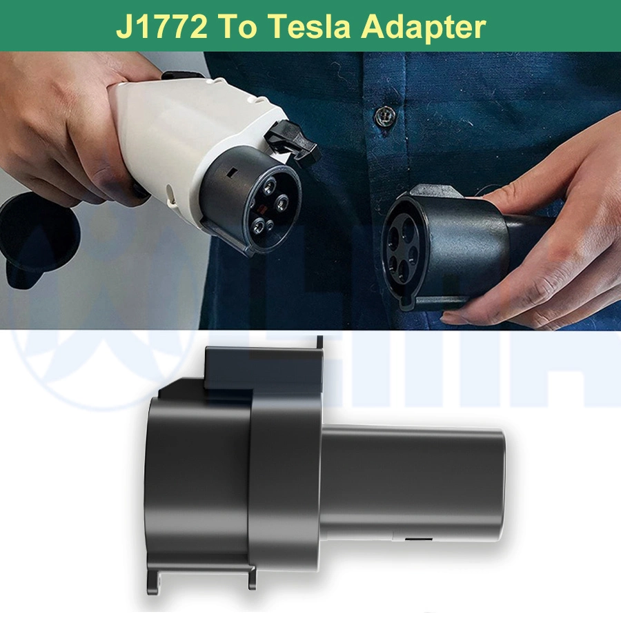Type 1 Charging Adapter 60 AMP / 240V AC SAE J1772 Charger J1772 to Tesla for Tesla