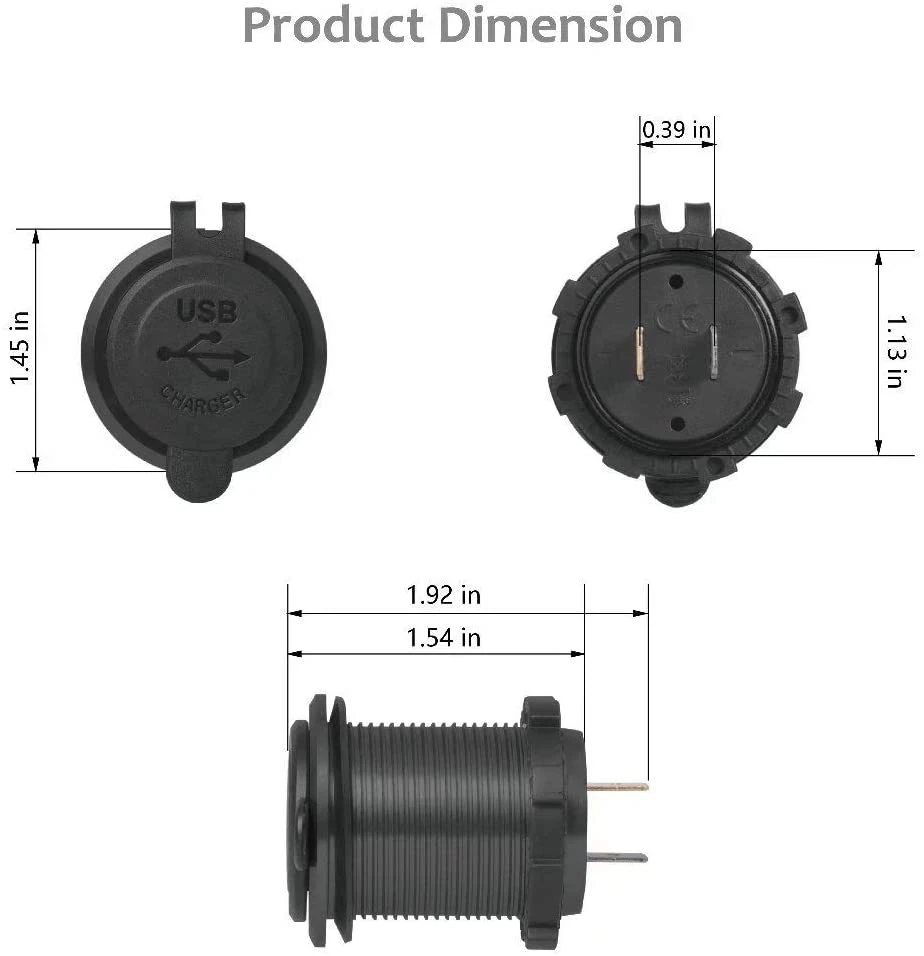 49W USB 3.0 + Pd3.0 Car USB Mobile Charger Auto Charger