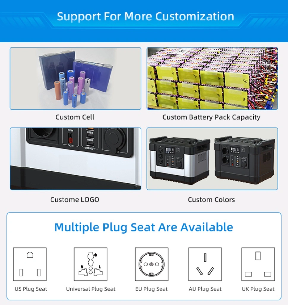 Solar Charge Lithium Battery UPS Home Energy Storage System Home Battery Backup