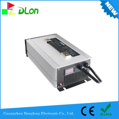 100 voltios 2kW 3s 12,6 amperios de ión litio cargador de batería Para carretilla elevadora de carretilla elevadora de carga Dlon