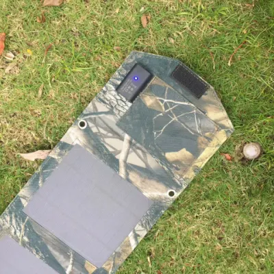 15W panel solar plegable portátil USB Teléfono Móvil Plegable de batería de coche Cargador Solar Precio Agente