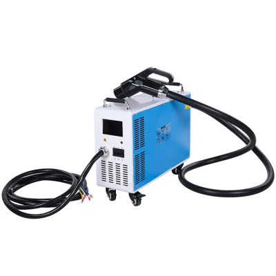 Cargador de batería para electricidad 100A 30kW CCS EV de tamaño pequeño Estación de carga rápida portátil para coche