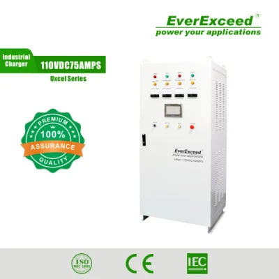  110V100A de la serie Uxcel Cargador de baterías industriales con alta frecuencia Rectifier /DC UPS