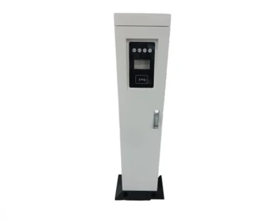 Soporte de suelo Wallbox nivel 3 CCS2 EV DC 30kW Fast Car Estación de carga rápida de alimentación para Tesla